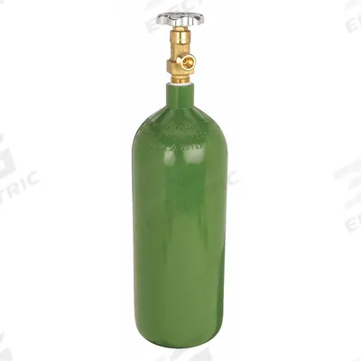 UNIWELD Empty Fuel Cylinder: Oxygen, 20 cu ft - Empty Oxygen Cylinders