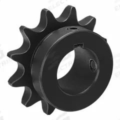 TSUBAKI Single Strand Sprocket: 40, For 1/2 in Chain Pitch, 7/8 in Bore Dia, 12 Teeth, Steel (MPN 40B12F-7/8). Key specifications — Brand: TSUBAKI.