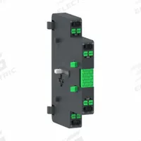 SCHNEIDER Auxiliary contact block: 1NO/1NC, 10 A Max Current (AC), Side Mount, Side-Mounted (MPN LAG8N113). Key specifications — Brand: SCHNEIDER; Compatible with Series: TeSys Giga.