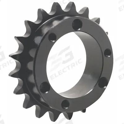 TRITAN Bushed Roller Chain Sprocket: For 80 Chain, 14 Teeth, 4.494 in Pitch Dia - Size 80 Bushed-Bore Roller Chain Sprockets