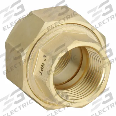 USA INDUSTRIALS Metal Pipe Straight: Straight, 1 in x 1 in, Class 250, None C38500 Brass - Threaded Medium-Pressure Pipe Fittings