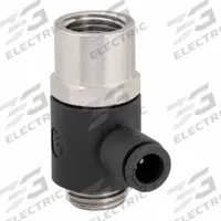 LEGRIS Push-Fit Adapter Fitting: 1/4 mm Pipe x 6 mm OD Size, BSPP x Push-to-Connect, Black (MPN 3124 06 13). Key specifications — Brand: LEGRIS.