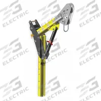 MILLER BY PIP Adjustable Upper Mast: Lower Mast Extension, Yellow, 1,800 lb Tensile Strength (MPN DH-23/). Key specifications — Brand: MILLER BY PIP; Color: Yellow; Confined Space Component: Upper Arm Mast; Compatible Component: Lower Mast Extension; Material: Aluminum; For Use With: Lower Mast Extension; Finish: Powder Coated.