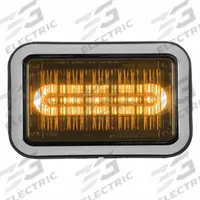 CODE 3 Perimeter Light: Emergency Vehicle Perimeter Light, Amber, 8.4 W Watt, Amber, LED, Permanent (MPN 4612ABZ-75). Key specifications — Brand: CODE 3; Lens Color: Amber; Number of Flash Patterns: 30; Installation Type: Permanent; Operating Voltage: 12V DC.