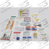 APPROVED VENDOR First Aid Kit and Housing: 71 Components, ANSI/ISEA Z308.1-2015, Type III (MPN 9999-2156). Key specifications — ANSI Standard Met: ANSI/ISEA Z308.1-2015; Adhesive Bandages Included: (16) Bandages; Oral and Inhalant Medicinals Included: No Oral/Inhalant Medicinals; Topical Medicinals Included: (2) Eyewash/Skin Rinse; Wound Dressings Included: Gauze; Unitized: Bulk.