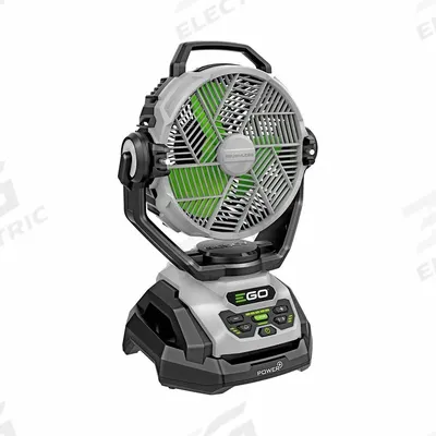 EGO Jobsite Fan: 56V ARC Lithium, 10 in Blade Dia., 6 Speed - EGO Jobsite Fans