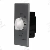 INTERMATIC Spring-Wound Timer: 5 min Max, SPST, 277V AC, Wall Plate Included, Silver (MPN FF5M). Key specifications — Brand: INTERMATIC; Includes Hold: No Hold Included.
