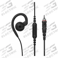 MOTOROLA Earpiece: Fits Motorola, For CLPe Series, Ear Hook, Push To Talk, Black, 1 Wires, Wired (MPN PMLN8125A). Key specifications — attr921014: 2.5 mm Standard; attr921008: CLPe; attr921002: Yes; attr920998: PMLN8125A; attr921012: MOTOROLA.