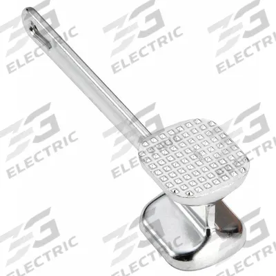 TABLECRAFT PRODUCTS Meat Tenderizer: 2 Sides, 10 1/4 in Overall Lg, Aluminum, Silver (MPN 3005) - Furnishings, Appliances and Hospitality