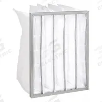 GRAINGER Pocket Air Filter: 24 in x 20 in x 14 in, MERV 8, White, Synthetic, 5 Pockets (MPN 6B655). Key specifications — attr1286329: EA; attr1286352: GRAINGER; attr1286334: Synthetic; attr1286332: MERV 8.