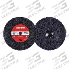 SCOTCH-BRITE Clean and Strip Disc: TR, 4 in Dia, Silicon Carbide, Extra Coarse, XO-ZR (MPN 61500303393). Key specifications — Brand: SCOTCH-BRITE; Series: XO-ZR.