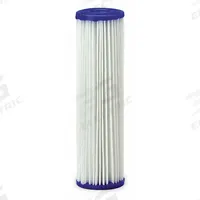 PENTAIR/PENTEK Water Filter Cartridge: 30 micron, Pleated, 10 gpm, Non-Woven Polyester (MPN 155017-75). Key specifications — Brand: PENTAIR/PENTEK; Filter Media: Non-Woven Polyester.