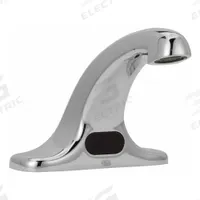 ZURN Sensor Faucet: AquaSense®, Cast Brass/Plastic, Chrome Finish, Centerset, Battery, Aerated, NPT (MPN Z6915-XL-SSH). Key specifications — Brand: ZURN; Includes: Single Supply Hose; Series: AquaSense®.
