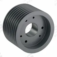 APPROVED VENDOR V-Belt Pulley: 5V900, 8 Groove, 9 in OD, Bushed Bore, E, For 5V/5VX Belt Section (MPN 85V900E). Key specifications — Pulley Industry Number: 5V900; Pitch Diameter: 9 in (5V); For Belt Section (broad, with similar types): 5V or 5VX.