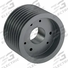 APPROVED VENDOR V-Belt Pulley: 5V900, 8 Groove, 9 in OD, Bushed Bore, E, For 5V/5VX Belt Section (MPN 85V900E). Key specifications — Pulley Industry Number: 5V900; Pitch Diameter: 9 in (5V); For Belt Section (broad, with similar types): 5V or 5VX.