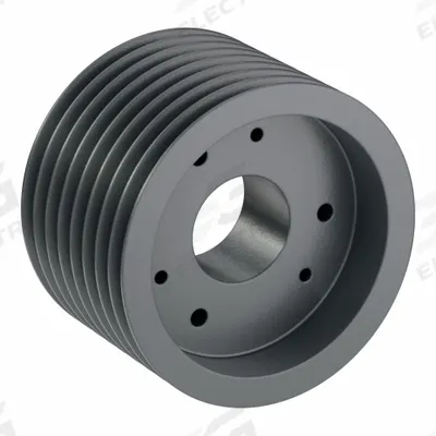 APPROVED VENDOR V-Belt Pulley: 5V900, 8 Groove, 9 in OD, Bushed Bore, E - Bushed-Bore Cast-Iron Wedge V-Belt Pulleys
