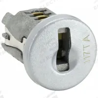 COMPX TIMBERLINE Cabinet and Drawer Lock Cylinder: Keyed Different, 1/2 in Cylinder Dia, Nickel (MPN C700LP-KD-15). Key specifications — attr1313962: Satin; attr1313912: 200T; attr1313954: COMPX TIMBERLINE.
