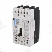 EATON Molded Case Circuit Breaker: 70 A Amps, 65kA at 480V AC, Instantaneous, ABC, Line/Load Lug (MPN PDG13M0070MSAJ). Key specifications — Series: PD Series; Max. AIR Rating: 65kA at 480V AC; Instantaneous Trip: Instantaneous; Phase Connection: ABC; Terminal Connection: Line/Load Lug; Frame Size: 1.