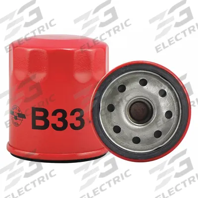 BALDWIN FILTERS Oil Filter: B33, LF3614, 3/4"-16 Thread Size, 3 in Overall Ht, Oil - Spin-On Oil Filters