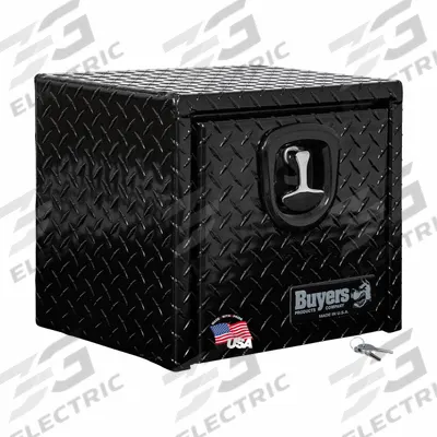 BUYERS PRODUCTS Underbody Truck Box: Underbody Truck Box, Single Drop-Down Door Door, Black - Single Drop-Down Door Boxes