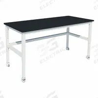 Heavy Duty Table: 30 in Overall Wd, 36 in Overall Ht, 6 ft Overall Lg, Phenolic, Petal White, Steel (MPN GRHD-7230-HCAP-2). Key specifications — Brand: INSTOCK; Caster Type: Vibration Isolating Locking Swivel; Countertop Material: Phenolic; Height Range: 30 in to 36 in.