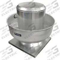 Upblast Exhauster: Belt Drive, Includes Drive Pack, 16 1/2 in Wheel, 3,050 cfm, ODP, 1 1/2 hp, 3-ph (MPN ALX165UBT30150M). Key specifications — Brand: CANARM; Base Shape: Square; Assembly: Assembled; Motor Enclosure: Open Dripproof; Nameplate Voltage: 230/460V AC; Mounting Location: Wall; For High-Static Pressure Applications: Yes; High-Efficiency Motor: No.