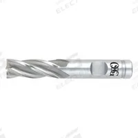 OSG Square End Mill: Cobalt, 4 Flute, 3 mm Mill Dia, 9.52 mm LOC, 58.7 mm OAL (MPN 5810100)
