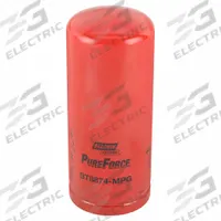 BALDWIN FILTERS Hydraulic Filter: Hydraulic Fluid, 1 3/4"-12 Thread Size, Spin-On, Cellulose (MPN BT8874MPG). Key specifications — Media Material: Cellulose; Brand: BALDWIN FILTERS; Compatible Fluid Type: Hydraulic Fluid; Compatible Vehicle Make: Ford; Includes: Attached Gasket; Thread Size: 1-3/4"-12.