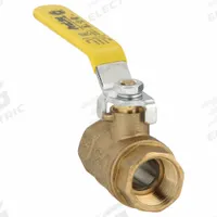 APPROVED VENDOR Manual Two-Way Ball Valve: 3/4 in, Brass, Straight, FIP x FIP, Full Port Ball Port (MPN 107-824NL). Key specifications — Brand: APPROVED VENDOR; Handle: Lever.