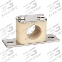 BEHRINGER PIPE SYSTEMS Beta Clamp: Smooth Bore, 316 Stainless Steel Clamp, Santoprene Cushion (MPN BSBX60875-SP)