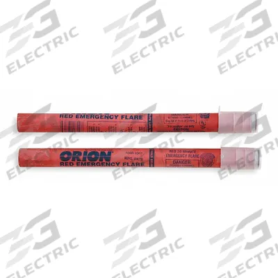 APPROVED VENDOR Incendiary Flare: No Stand, Red, 30 min Burn Duration - Incendiary Road Flares