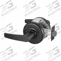 CORBIN RUSSWIN Door Lockset: Privacy Lever Locksets, Black, ADA Compliant (MPN CLX3320 AZD BSP). Key specifications — Ligature Resistance: Not Ligature-Resistant; Brand: CORBIN RUSSWIN; Lockset Function ANSI Code: F76A; Visual Indicator Message: No Message; ADA Compliant: Yes; Finish: Black Painted.