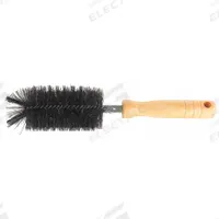 Cylinder/Funnel Brush: 9 in Overall Lg, Nylon, Black, 4 1/2 in Brush Head Lg (MPN 06149). Key specifications — Brand: TANIS; Non-Sparking: No; Bristle Color: Black; Bristle Material: Nylon.