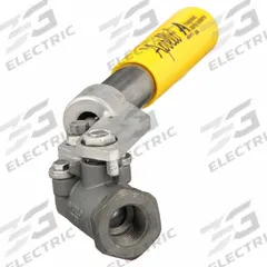 APOLLO Manual Two-Way Ball Valve: 1/2 in, Carbon Steel, Straight, FNPT x FNPT, Std Port Ball Port (MPN 8950301A). Key specifications — Brand: APOLLO; Handle: Spring-Return Lever.
