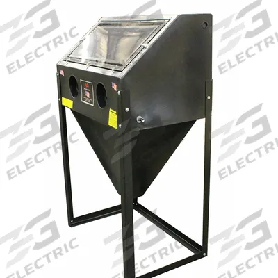 ALC Pneumatic Blast Cabinet: Siphon Feed, 35 in W x 23 in D Work Area - General Purpose Floor-Mount Siphon-Feed Blasting Cabinets