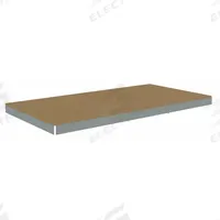 TENNSCO Shelf: 72 in x 36 in, 1,750 lb Load Capacity, Particleboard, Gray, Shelf (MPN ZLES-7236D). Key specifications — Decking Material: Particleboard; Includes: (4) Angle Beams; Decking Finish: Unfinished; Shelf Configuration: Single Straight; Color: Gray; Frame Material: Steel; Brand: TENNSCO; Frame Finish: Zinc Plated.