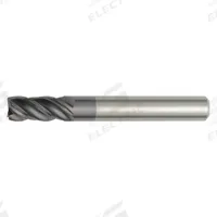WIDIA HANITA Corner Chamfer End Mill: Carbide, AlTiN Coated, 4 Flute, 3/4" Mill Dia, 1-1/2" LOC (MPN TM4V0T19007)