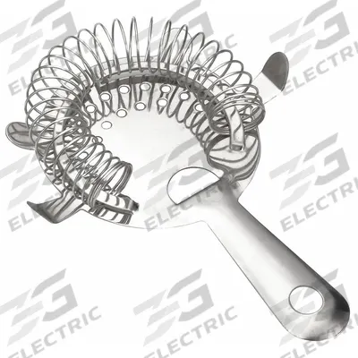 TABLECRAFT PRODUCTS Bar Strainer: 4 1/2 in Overall Lg, Silver - Cocktail Strainers