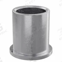 Flanged Sleeve Bearing: Iron-Copper, SAE 863, 1 in Bore, 1 1/4 in OD, 1 1/2 in Lg, 10 PK (MPN SOF1213-04B). Key specifications — System of Measurement: Inch; Material Grade: SAE 863; Flange Type: Flanged; Brand: OILITE.