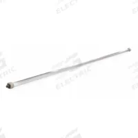 FOSTORIA Electric Infrared Tubular Heater Element: For Mfr. No. OCH-46, 1,500 W Output, 12.5 A (MPN 671-3784). Key specifications — Connection Type: Terminals; Color: Frosted; Heater Mounting Position: Horizontal Burn; Product Type: Electric Infrared Tubular Heater Element; For Use With: Mfr. No. OCH-46; Voltage: 120V AC; Includes: 10-32 Threaded Termination with Nuts; Brand: FOSTORIA.