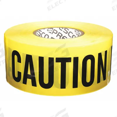 APPROVED VENDOR Barricade Tape: 1,000 ft Lg, 3 in Wd, Caution Do Not Enter Legend - Specific Caution Messaging Barrier Tape