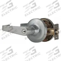 FALCON Door Lockset: Classroom Lever Locksets, Chrome (MPN T561PD D 626). Key specifications — Ligature Resistance: Not Ligature-Resistant; Brand: FALCON; Lockset Function ANSI Code: F84; Visual Indicator Message: No Message; Lockset Style: Dane; ADA Compliant: No; Finish: Satin Chromium-Plated.