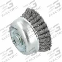 APPROVED VENDOR Cup Brush: Twisted Steel, 5 in Dia, 0.02 in Fill Dia, 5/8"-11 Arbor (MPN 66254443252). Key specifications — Brand: APPROVED VENDOR; Bristle Type: Standard Twist Knot Wire; Connection Size & Type: 5/8"-11 Arbor Hole.