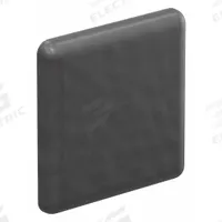 End Cap: 45 Series, Metric, 45 mm x 4 mm x 45 mm, Black, ABS, Dust Cover, Matte, Single, 2 PK (MPN 12262-2). Key specifications — Finish: Matte; Product Type: End Cap; Material: ABS; Includes Fasteners: No; Manufacturer Part Number: 12262-2; Cover Type: Dust Cover; Brand: 80/20; System of Measurement: Metric.