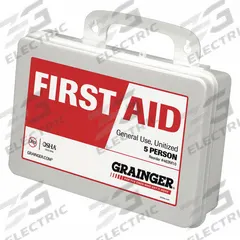 FIRST AID ONLY First Aid Kit and Housing: Gen Purpose, 5 People Served, 66 Components, Plastic (MPN 59335). Key specifications — Adhesive Bandages Included: (16) Bandages; Application: General Purpose; Brand: FIRST AID ONLY; Housing Color: White; Housing Material: Plastic; Includes Oral or Inhalant Medication: No Medication Included; Mountable: Portable; Oral and Inhalant Medicinals Included: No Oral/Inhalant Medicinals.
