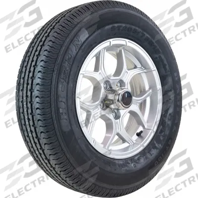 HI-RUN Trailer Tire Assembly: Street Tire and Wheel Assembly, ST205/75R15 Tire Size - Street Tire & Wheel Assembly