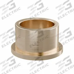 Flanged Sleeve Bearing: Bronze, SAE 841, 30 mm Bore, 38 mm OD, 25 mm Lg, -35°F to 300°F, 2 PK (MPN FFM3038-25B). Key specifications — System of Measurement: Metric; Material Grade: SAE 841; Flange Type: Flanged; Brand: OILITE.