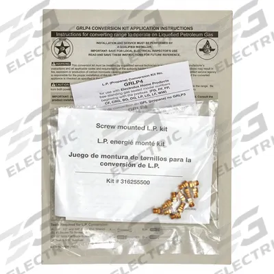 ELECTROLUX Conversion Kit: Mfr Part # GRLP4 - Electrolux Oven Replacement Parts