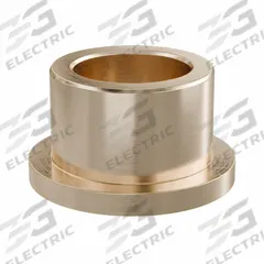 Flanged Sleeve Bearing: Bronze, SAE 841, 5/8 in Bore, 7/8 in OD, 5/8 in Lg, USDA H-1 Approved, 3 PK (MPN ECOF101410). Key specifications — System of Measurement: Inch; Lubricant Material: USDA H-1 Approved; Material Grade: SAE 841; Flange Type: Flanged; Brand: BUNTING BEARINGS.