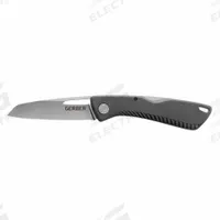 GERBER Folding Knife: 3 1/4 in Blade Lg, 4 1/2 in Closed Lg, 7 3/4 in Overall Lg, Plastic, Straight (MPN 31-003214). Key specifications — attr307537: Plastic; attr307538: Yes; attr324882: GERBER.